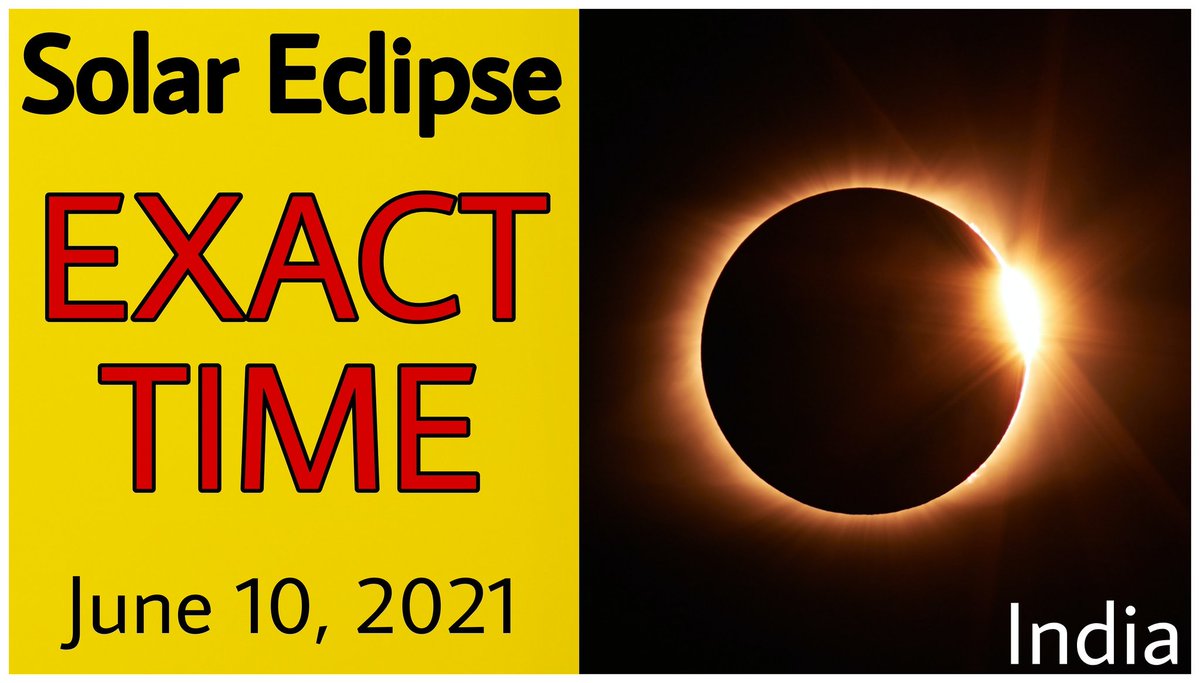 show_muddy's tweet photo. Know the exact time of when to see Solar Eclipse tomorrow from India. Watch the full video only on The Muddy Show on YouTube.
https://t.co/SRE6mmdHZJ

#solareclipse2021 #solareclipse #eclipse #suryagrahan https://t.co/JljmSZrzXa