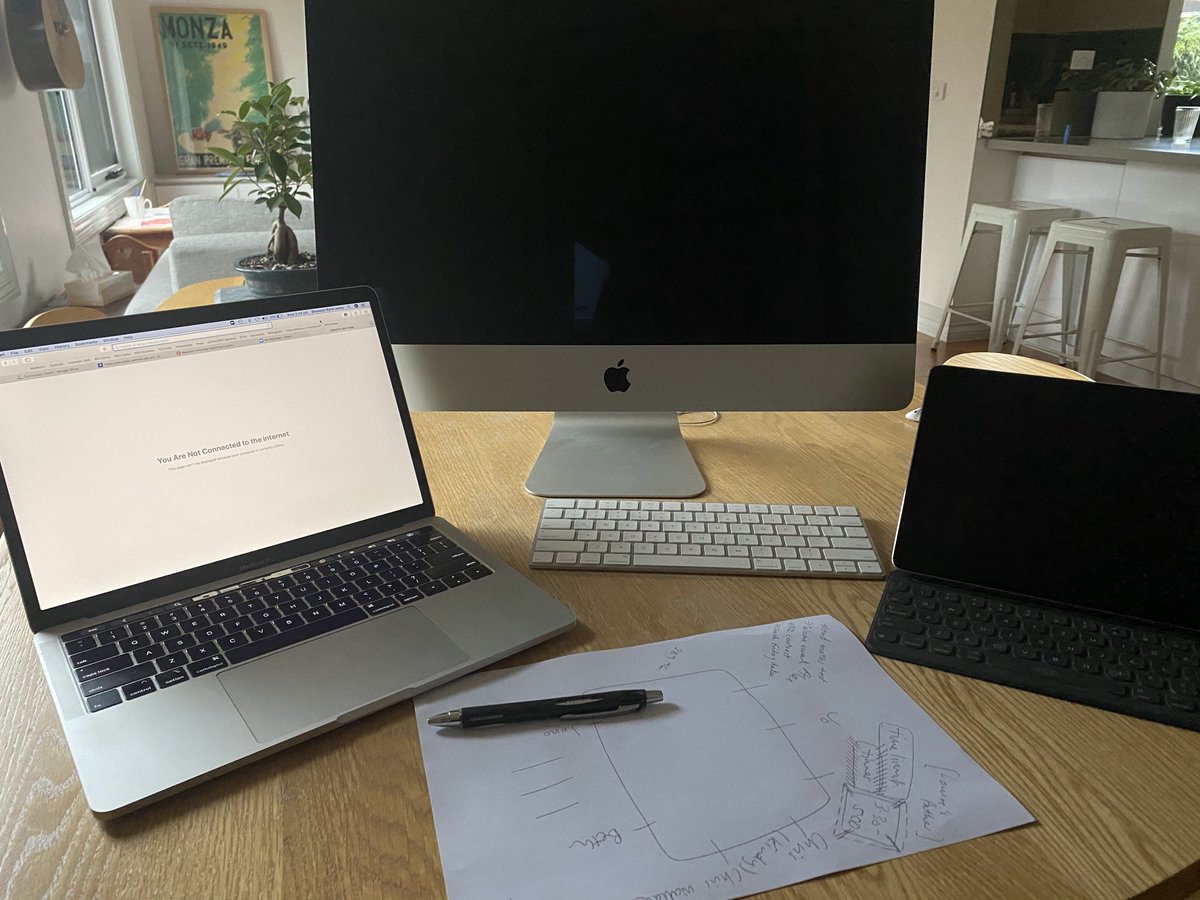 BronRyrieJones's tweet photo. I plumbed the depths of professional horror today. Under 2 minutes before kick-off time, a total blackout caused me to cancel a remote PL for a whole school staff. #nowifi #nohotspot #lockdownlows https://t.co/czLxli3Qw3
