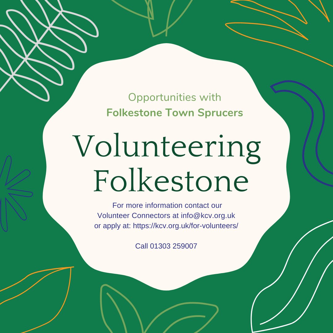 VolunteerKCV's tweet photo. #Volunteering Opportunities with @TSprucer team in #Folkestone #community 
Apply here! https://t.co/CDhUzWulVj or contact Mandy @VolunteerKCV 01303 259007 info@kcv.org.uk
or Adrian at https://t.co/itkhYDSsFb https://t.co/RPqqsHLTUc