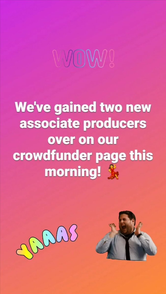 Last_ChanceFilm's tweet photo. What a morning we're having over on our crowdfunder page! 💃
Huge thank you to our generous new supporters &amp; associate producers! 
Still got some brilliant rewards on offer with our crowdfunder, check it out if YOU fancy supporting grassroots filmmaking 👇
https://t.co/n60ouvJnKS https://t.co/NXdmurEFIo