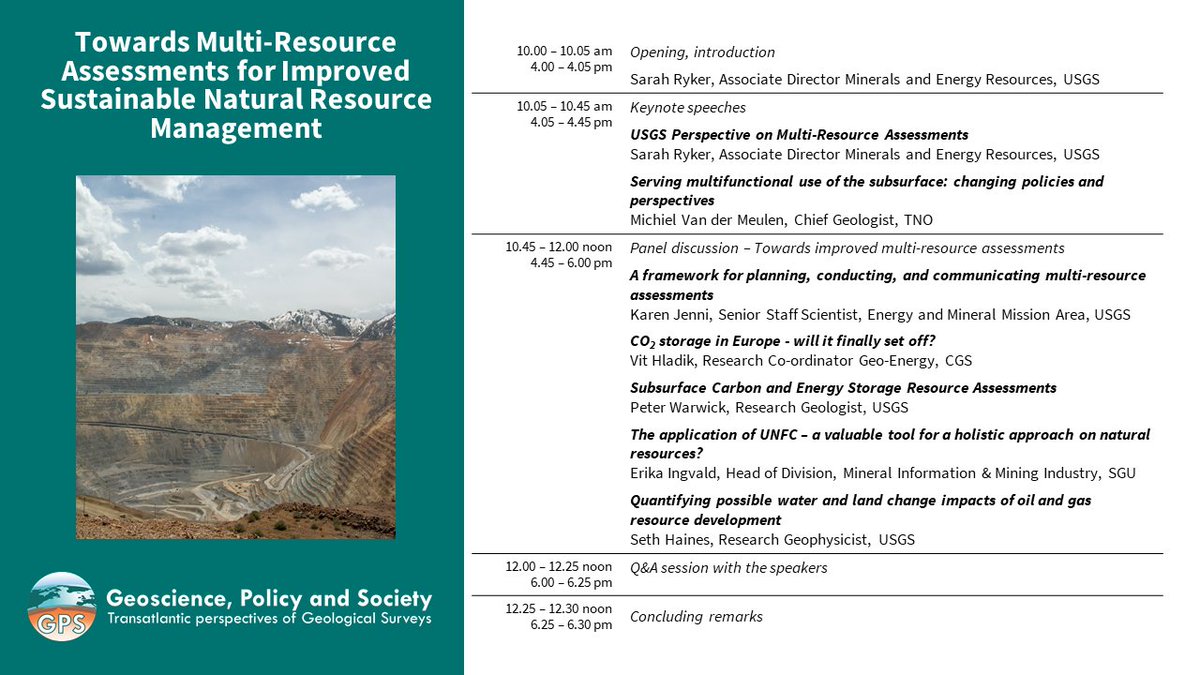 Geoscience, Policy and Society 2021 tweet media
