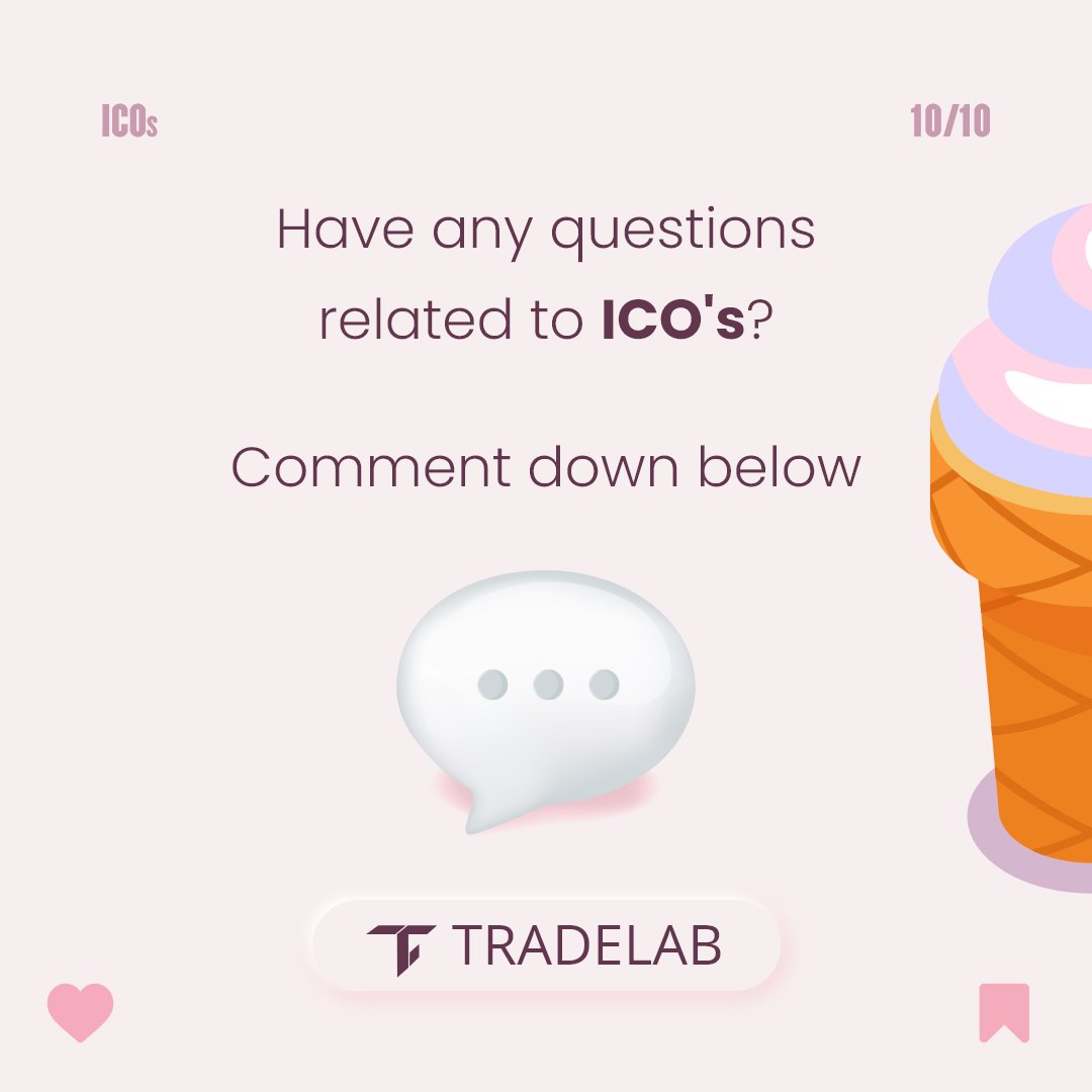 TradelabTech's tweet image. ICO Explanation (3/3):
Read our posts to understand ICO in layman's terms!

#Tradelab #ICO #ICOExplained