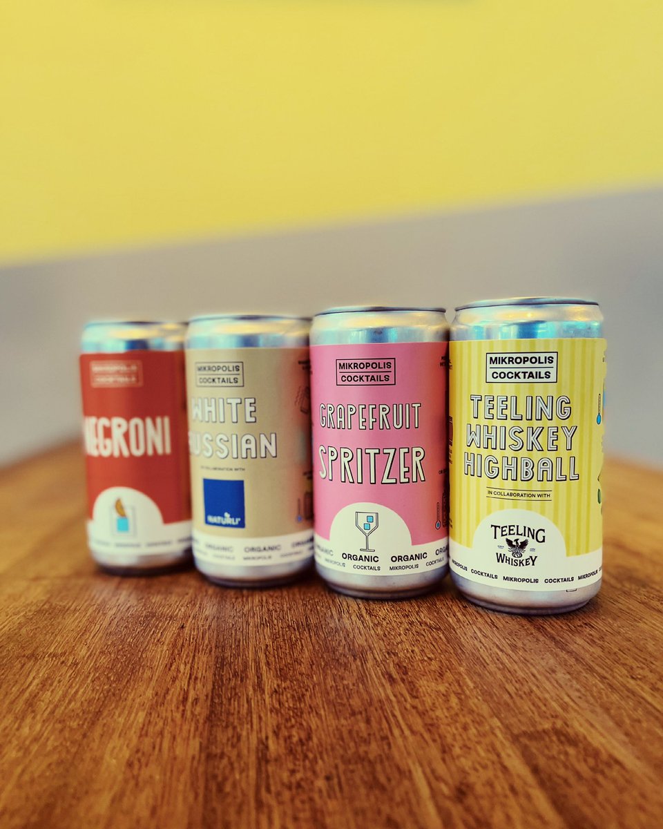 Cocktails 🍹 

Since reopening we’ve started to stock a small selection of craft canned cocktails from Mikropolis 

And they have been flying out, so we’ve decided to expand the range as soon as stock arrives in the UK 

#birmingham #craftbeer #independent  
#cocktails