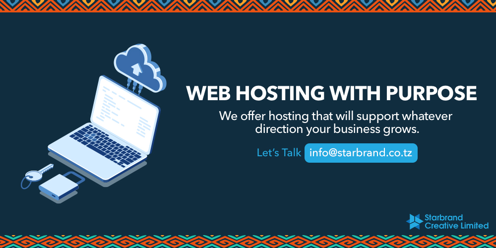For reliability, fast support &amp; customization. We offer web hosting that will support whatever direction your business grows. #DigitalCloseToYou #Tanzania

Let’s Talk: info@starbrand.co.tz