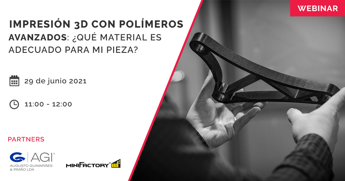 ¿Quieres conocer más sobre la #impresión3D con materiales avanzados? 🚀 ¡Este es el tema que trataremos en el próximo #webinar junto a los expertos de la empresa AGI! 
·
⏰ Martes 29 de junio, a las 11h00 (CEST) - ¡Ya puedes inscribirte gratis aquí! 
zoom.us/webinar/regist…