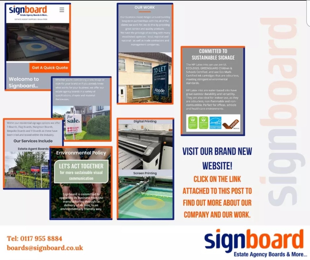 SignboardUk's tweet photo. Visit our brand new website!
Click on the link below to find out more about our company and our work.
https://t.co/lvP1xueiaB

#sign #signboard #estateagent #boards #marketing #uk https://t.co/krAgFVDuwM
