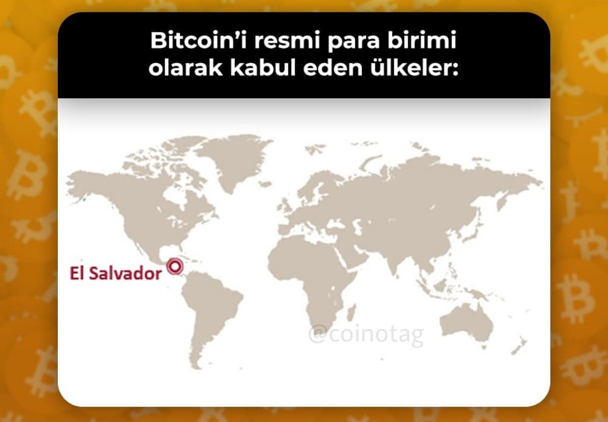 coinotag's tweet photo. Kaldı 207 ülke 🇸🇻🌝 #Bitcoin https://t.co/62PNV89Oth