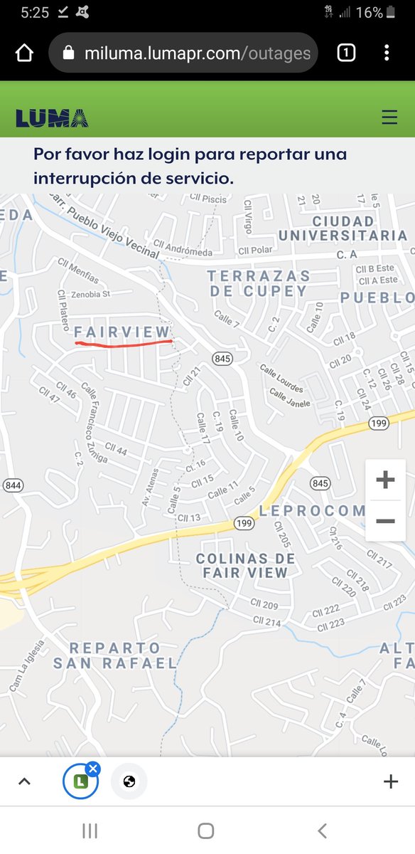 junolovebobby's tweet photo. @lumaenergypr @LUMAEnergy_PR como puedo reportar interrupciones de servicio? No aparecemos en el mapa y estamos sin luz desde las 4 a.m. Teléfono no responde, internet sale error #LumaEnergypr #LumaEnergy #PuertoRico #dacopr https://t.co/5xlLQvlijA