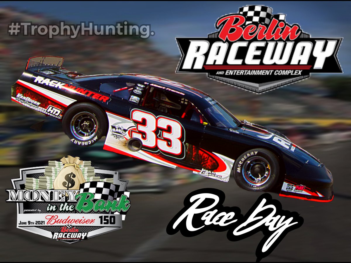 If you aren’t in Marne, Michigan you’re missing out! It’s Race Day! 

Come out to <a href="/BerlinRaceway/">Berlin Raceway</a> #MoneyInTheBank150 
#TrophyHunting