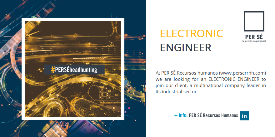 #PERSÉHeadhunting

¡En PER SÉ buscamos Senior Electronics Engineer para incorporarse a nuestro cliente!

 👉bit.ly/3v8zVRX

#PERSÉRRHH #Selección #Consultoría
