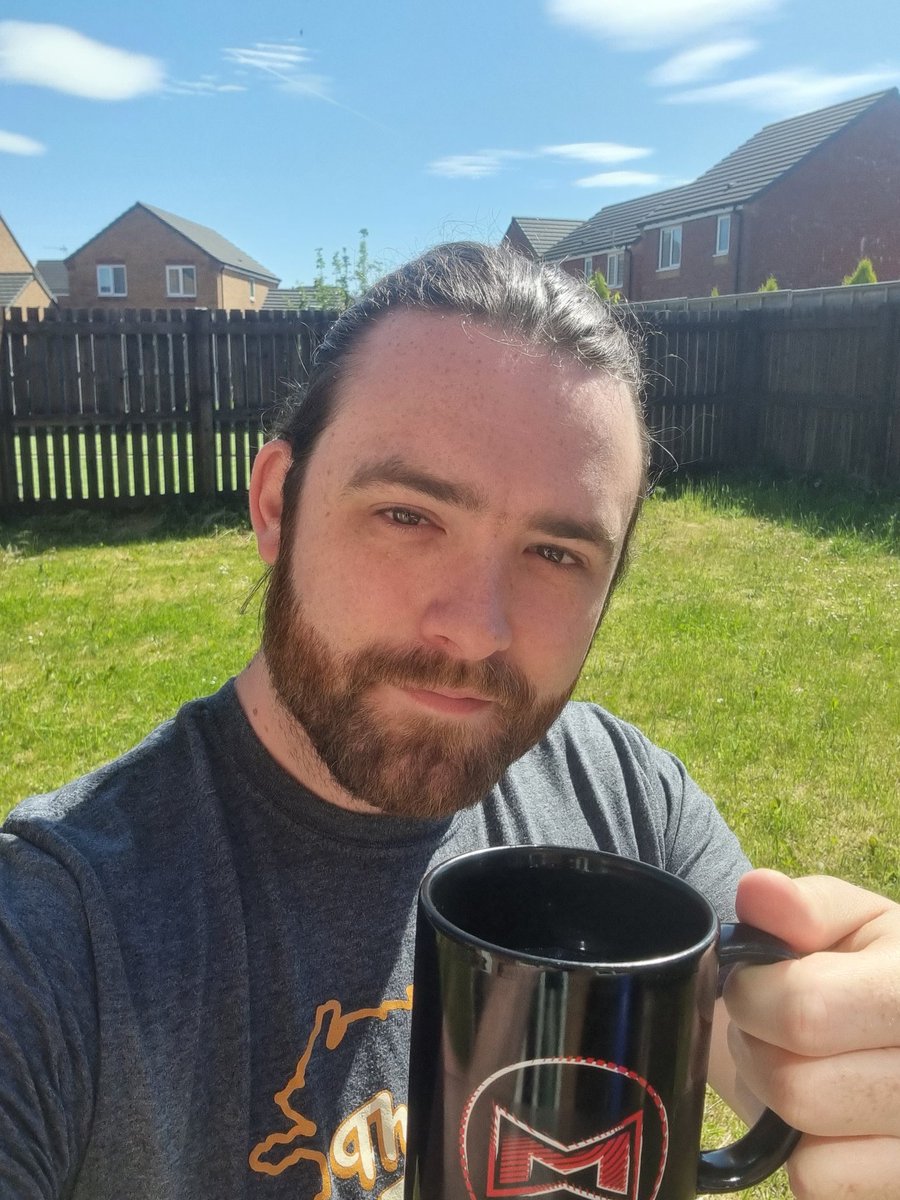 mazgaminguk's tweet photo. Doing some work in the garden today with my fancy new @TheMMD_ merch! Get yours now at https://t.co/7OeXwnBX5O https://t.co/bcJAYUi4Y6