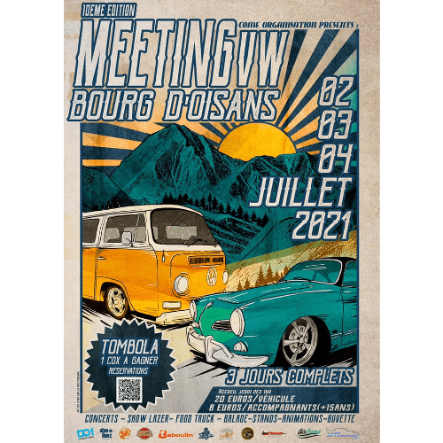 meeting Bourg d’Oisans - 02/07/2021 - 3j - is.gd/KJPVQN #VW #volkswagen #flat4 #Meetings