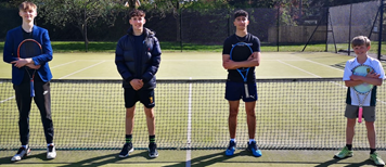 agsb_official's tweet photo. Good luck to our Senior Tennis Squad who are now in Round 4 of the National Cup V @SedberghSchool today. We are one win away from the finals in London. Bring it home boys! #agsbvalues #agsbsport https://t.co/Y4lcyVCN4f