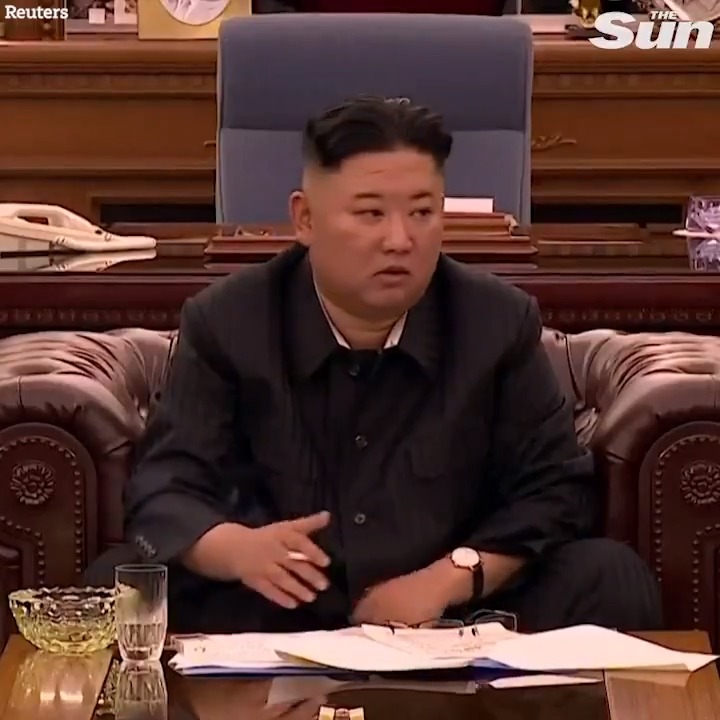 Kim Jong un appears to have lost weight in meeting with officials to fix North Korea's battered economy