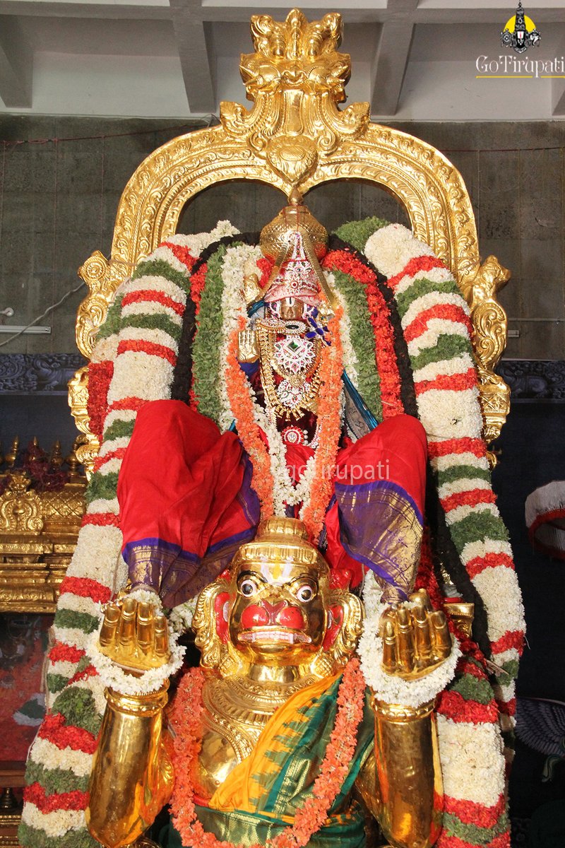 GoTirupati's tweet photo. Sri Prasanna Venkateswara Swamy Hanumantha Seva https://t.co/fw3OsGjoht