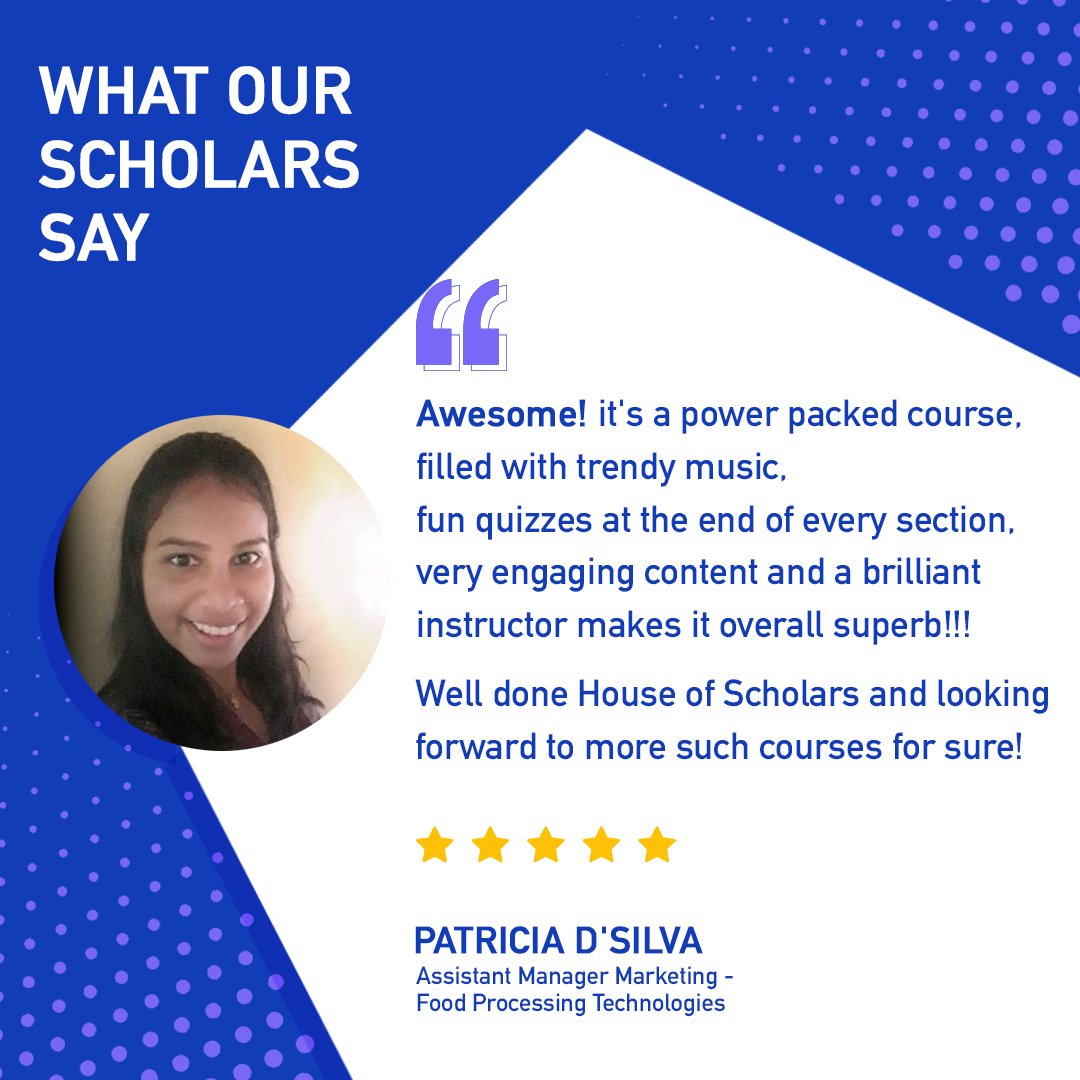 hosconnect's tweet photo. They say the 1st impression is the last &amp; we're glad to have made a lasting one.😇 We’re sure you’ll share the same thrill, like #Patricia, once you sign up for our #digitalmarketing course.🎓 So what are you waiting for? Sign up! 🤩
https://t.co/Q7ZtbxIByq https://t.co/KeoHWZECi5