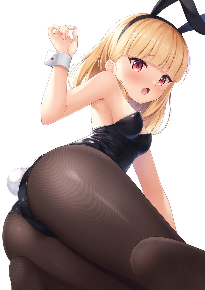 「照れバニーガール
 #オリジナル 」|ナナフジのイラスト