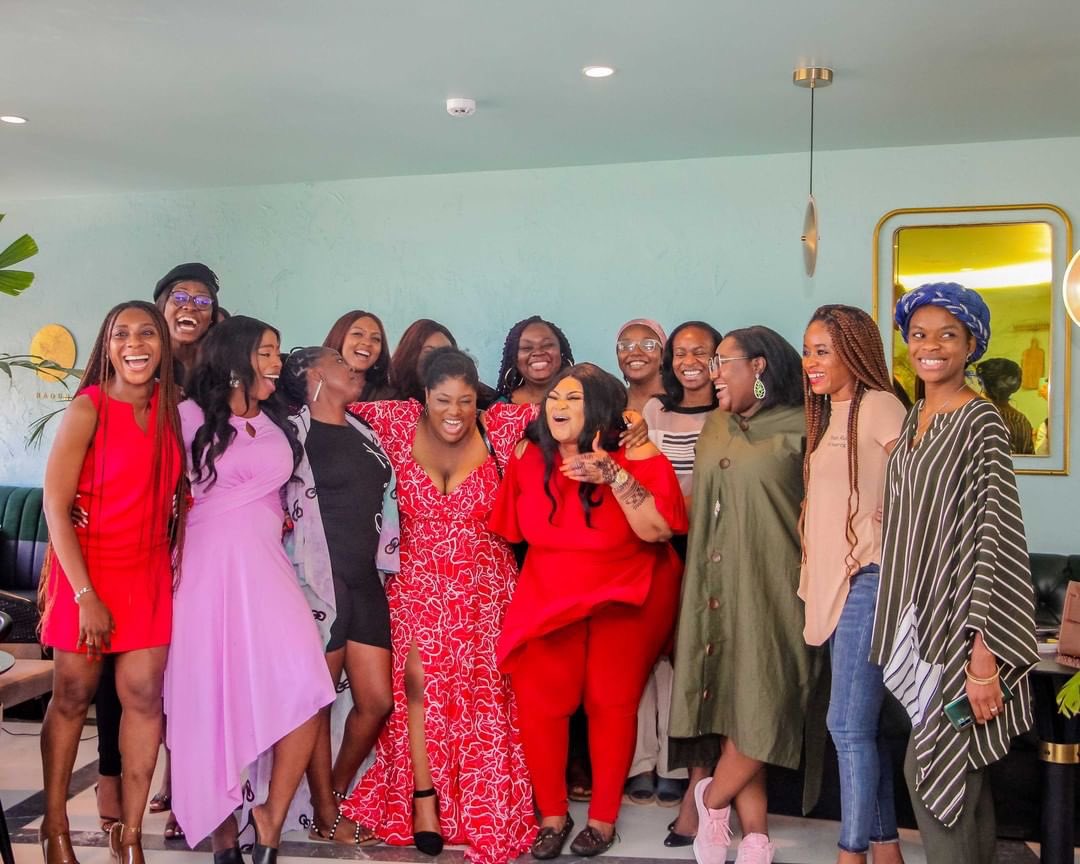 ormainy's tweet photo. Nollywood has grown into a strong economic force, comprising 1.4% of Nigeria’s GDP since 2013. While there’re many positives,more still needs to be done. Great conversations with these amazing women at the June cohort of the Inkblot Women In Film (IWIF) lunch. #WomenInFilm #IWIF https://t.co/KLCLXuFhDg