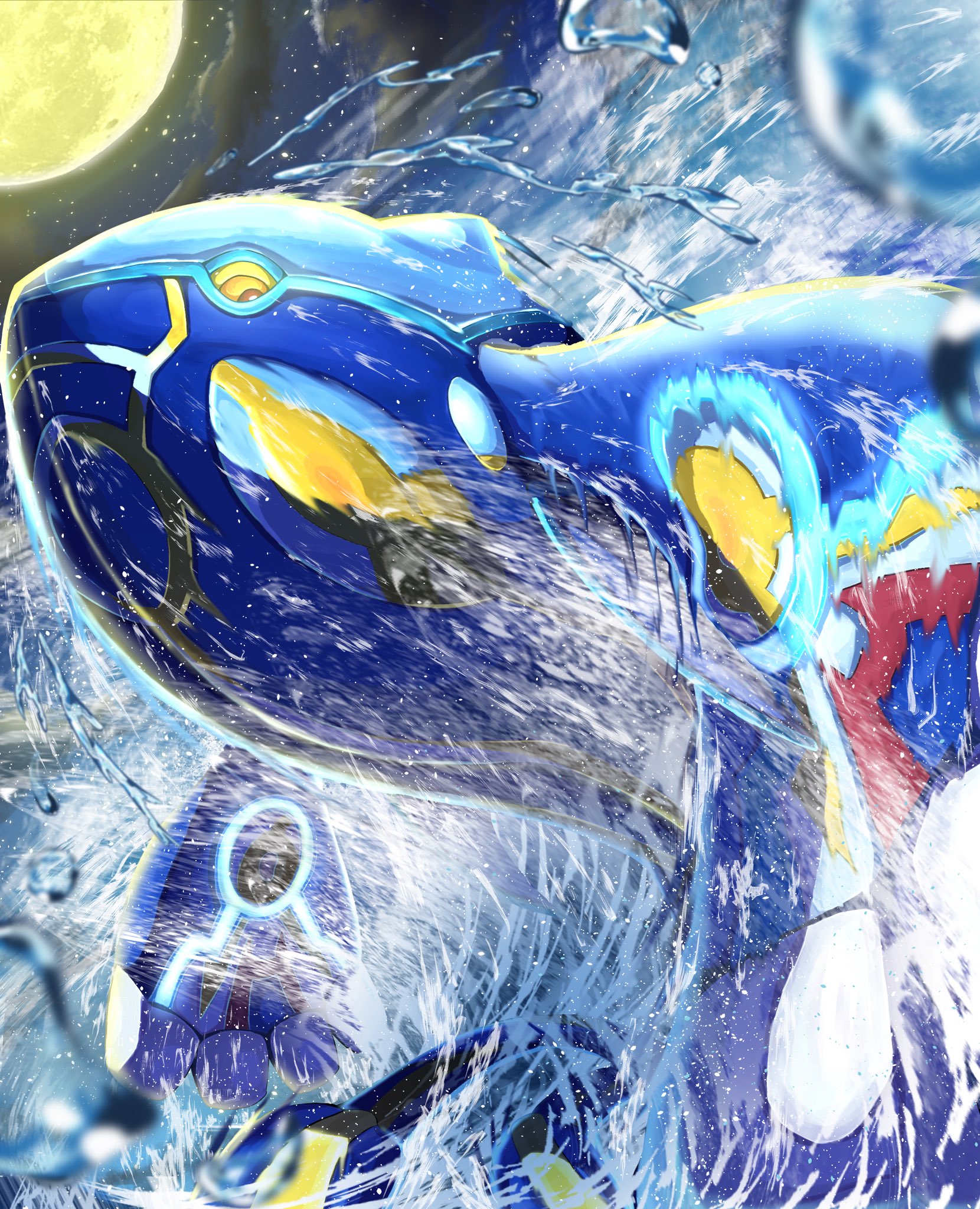 りりり イラスト ポケモンイラスト カイオーガ 今回はカイオーガ描きました T Co Ruolwvtnxr Twitter