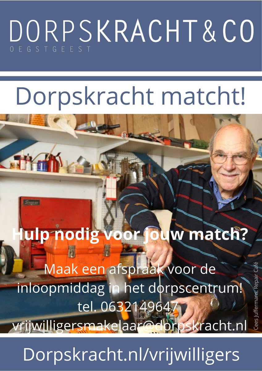 IvonneJanka's tweet photo. Denk je er soms over na om vrijwilligerswerk te doen?

-> Om een waardevolle bijdrage te leveren?
-> Je sociaal netwerk te vergroten? 
-> Om iets nieuws te leren? 
-> Je CV te verrijken? 

Vrijwilligerswerk levert zoveel op!
Voor jezelf, voor een ander en voor Oegstgeest! https://t.co/q0D7ErhWlZ