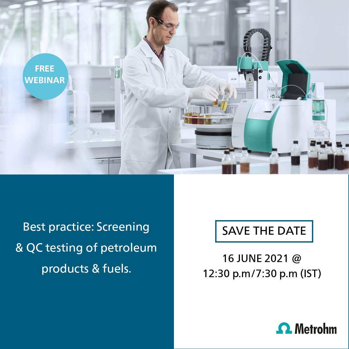 Metrohm India Private Limited on Twitter "FREE inar Screening and