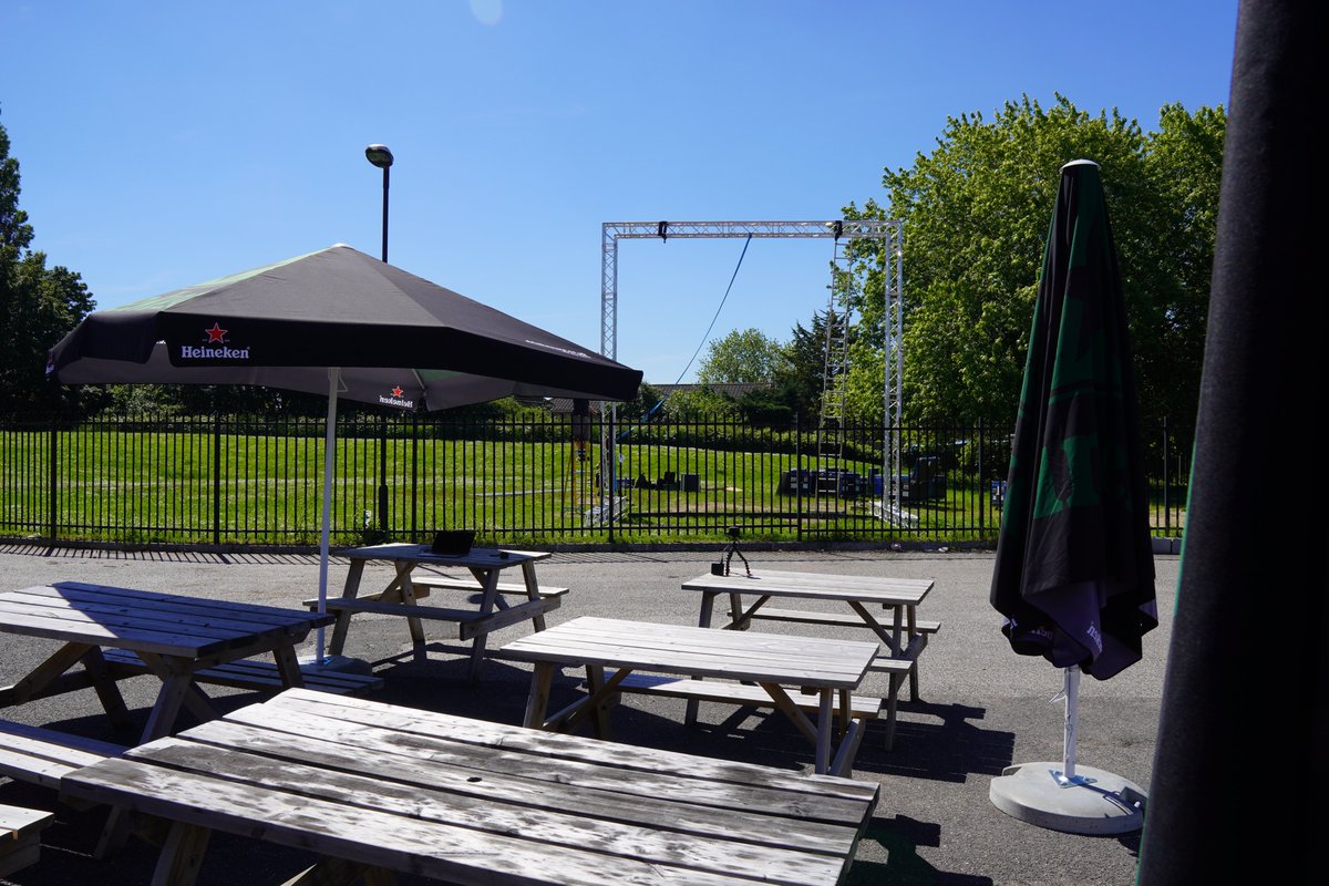 OfficialClarets's tweet image. 📺 The big screen for our 'Euro Village' is on its way up with the remainder of the benches to be delivered and placed later today!

#Clarets ⚪️ #CCFC