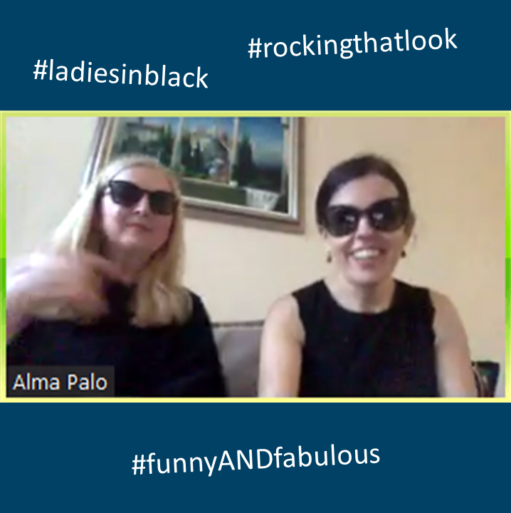 TmSarajevo's tweet photo. 😄!!Humorous!! Speech Contest 2021😄 was hosted by our beautiful - sometimes mustachioed - Dzenita Bečić and Alma Palo!🕶️

#ToastmastersClubSarajevo #StayHome #WhereLeadersAreMade #BosniaandHerzegovina🇧🇦 #Slovenia🇸🇮 #Serbia🇷🇸 #Bahrain🇧🇭 #Bangladesh🇧🇩 #laugh #contest https://t.co/as0LBgtUOZ
