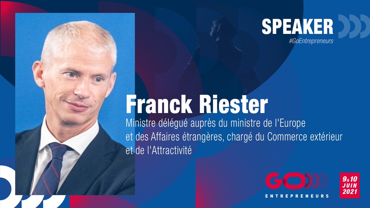 Franck Riester (@franckriester) on Twitter photo L’international, c’est possible ! Je serai à 14h12 en direct de @Goentrepreneurs pour un échange avec <a href="/GGibault/">Guillaume Gibault</a>, <a href="/Sand_Conseiller/">Sandrine conseiller</a> et <a href="/FabriceLundy/">𝗙𝗮𝗯𝗿𝗶𝗰𝗲 𝗟𝘂𝗻𝗱𝘆 🎗️</a> sur la réussite de nos entrepreneurs 🇫🇷 à l’étranger.
#GoEntrepreneurs L’international, c’est possible ! Je serai à 14h12 en direct de @Goentrepreneurs pour un échange avec <a href="/GGibault/">Guillaume Gibault</a>, <a href="/Sand_Conseiller/">Sandrine conseiller</a> et <a href="/FabriceLundy/">𝗙𝗮𝗯𝗿𝗶𝗰𝗲 𝗟𝘂𝗻𝗱𝘆 🎗️</a> sur la réussite de nos entrepreneurs 🇫🇷 à l’étranger.
#GoEntrepreneurs