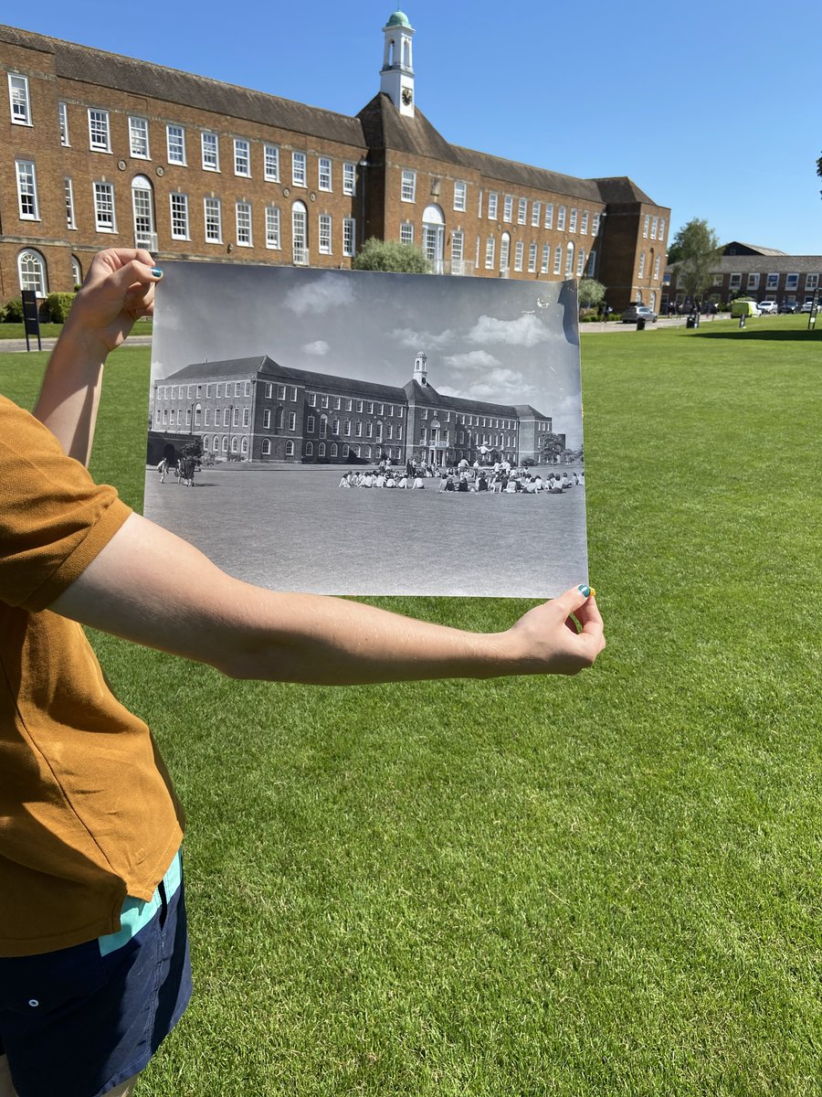 Our lovely school building which opened in 1929 is #SomethingBig and this is the largest photograph we have in our collection so thought to combine the two! #IAD2021 #IAW2021 <a href="/ARAScot/">ARA Scotland</a>