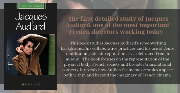 Available now! Jacques Audiard, by @gemma_s_king 

Find out more here ⬇️
manchesteruniversitypress.co.uk/9781526133007/…

#frenchfilm #filmstudies #JacquesAudiard #frenchFilmDirectors #frenchstudies