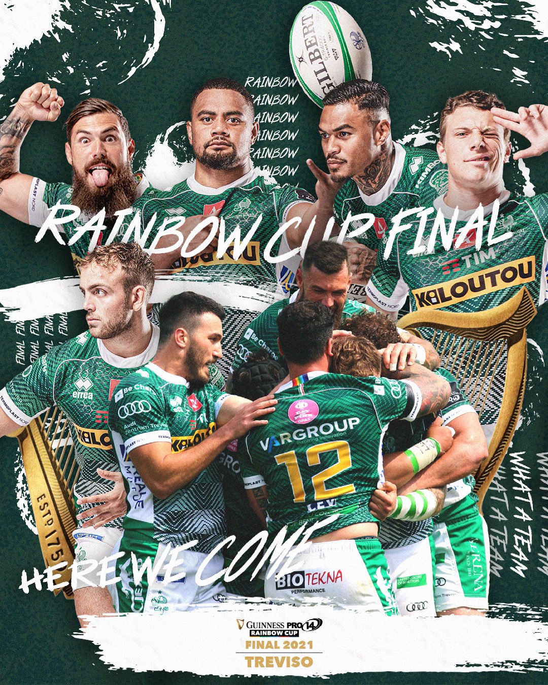 Benetton Rugby On Twitter Guinness Pro14 Rainbow Cup Final Treviso Here We Come Benettonrugby Wearelions Https T Co U62zwqf2vy Twitter