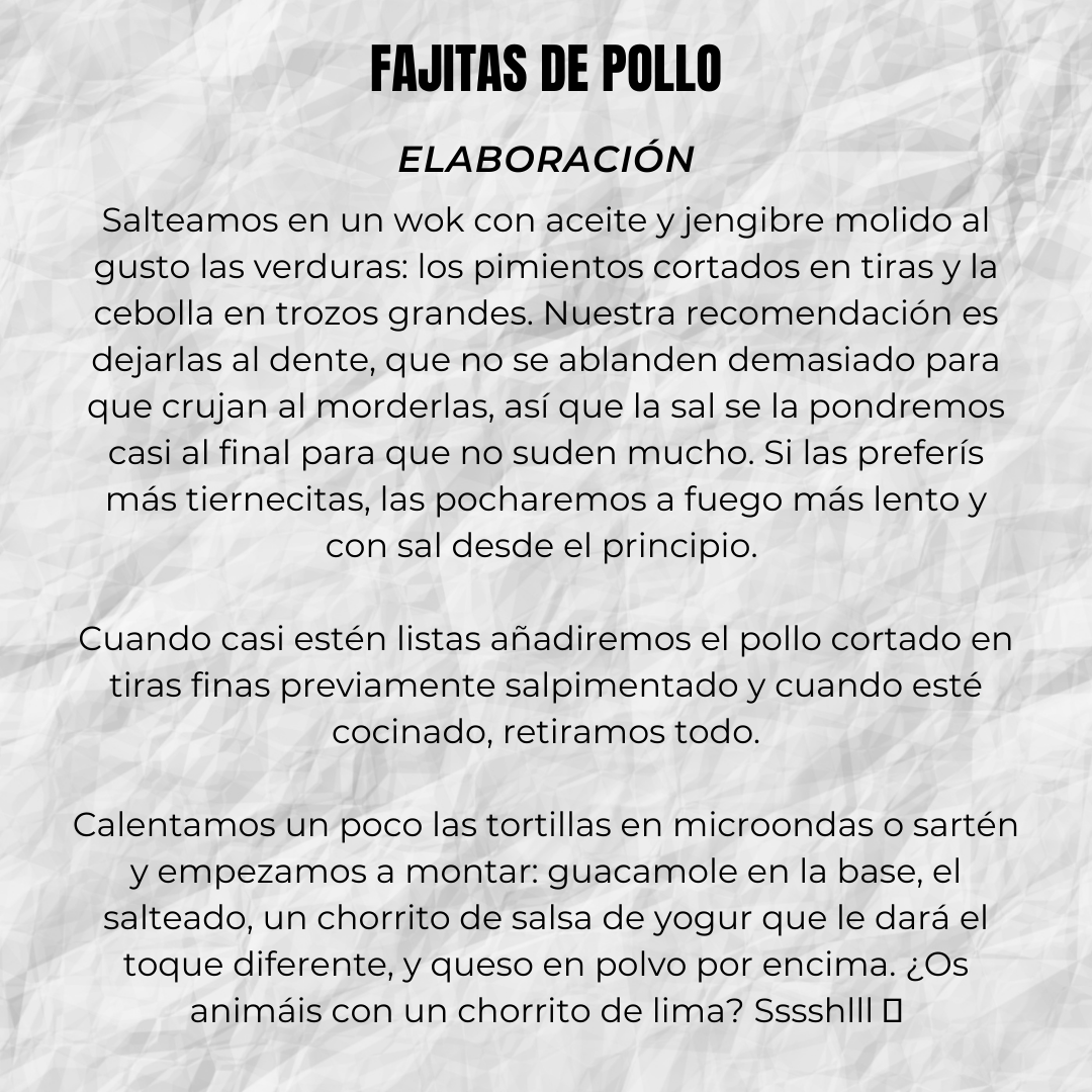 solobuey's tweet photo. Plato socorrido donde los haya, muy versátil y que gusta a casi todo el mundo. Sí, hablamos de las #fajitas, y hoy os traemos una de tantas posibles recetas: de #pollodecorral y con base mexicana, aroma oriental y salsa griega. ¿Alguien da más? #recetasSolobuey #recetasfáciles https://t.co/6haDPluiOW