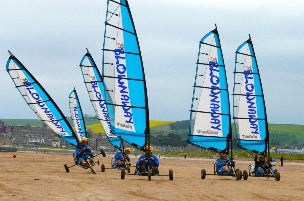 Like sailing but want to stay on the beach? Add land yachting at St Andrews to your Stack #landyachting #beach #standrews <a href="/Getblownaway/">Blown Away</a> #summervibes