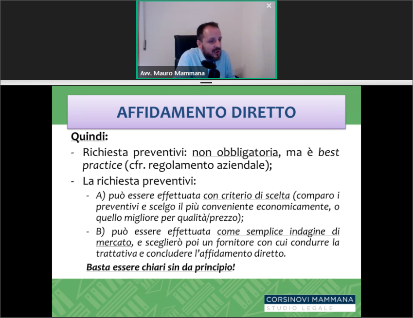 Entilocali_o's tweet photo. 💻 6a Lezione del #MasterRUP in modalità Live #Webinar
Temi trattati 📝 Il “confronto di #preventivi” 📝 Il principio di #rotazione 📝 Le #LineeGuida ANAC e la #giurisprudenza 📝 Le semplificazioni per la procedura negoziata
#formazione
#Rup
#Webinar https://t.co/LhORGNVbE8
