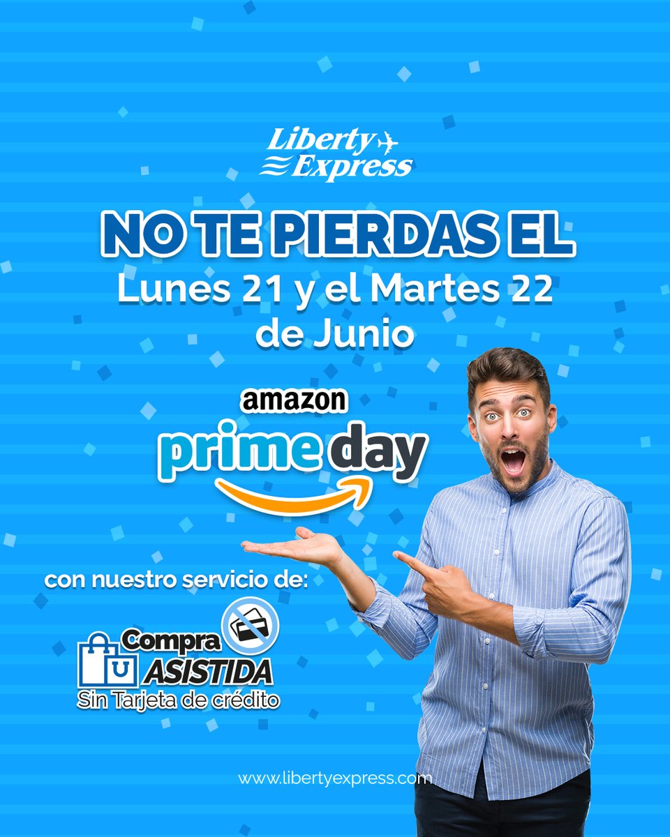 LibertyExpress's tweet photo. 💻¡NO TE PUEDES PERDER EL AMAZON PRIME CON NUESTRO SERVICIO DE COMPRAS ASISTIDAS!📦
.
Comunícate al correo comprasonline@libertyexpress.com para indicarte toda la información sobre las compras asistidas.
.
#Servicio #CompraAsistida #ComprasOnline #Venezuela #Ofertas #AmazonPrime https://t.co/h0rU66eaBq
