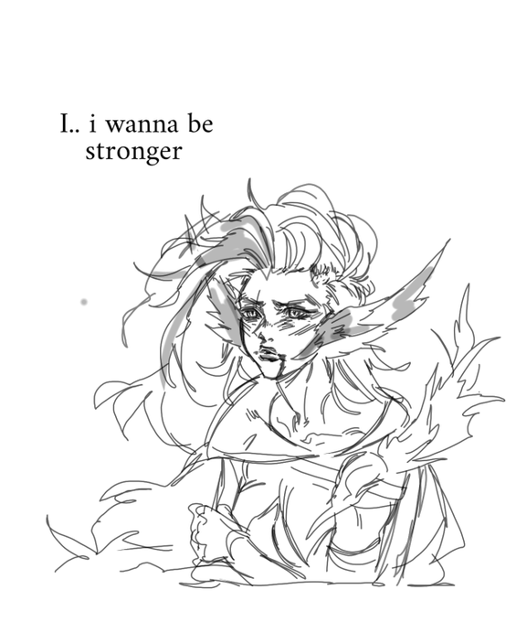 I still like the idea of where they swapped too much so I made this sketch #xayah #Rakan #LeagueOfLegends #ArtofLegends #LeagueOfLegendsFanArt 