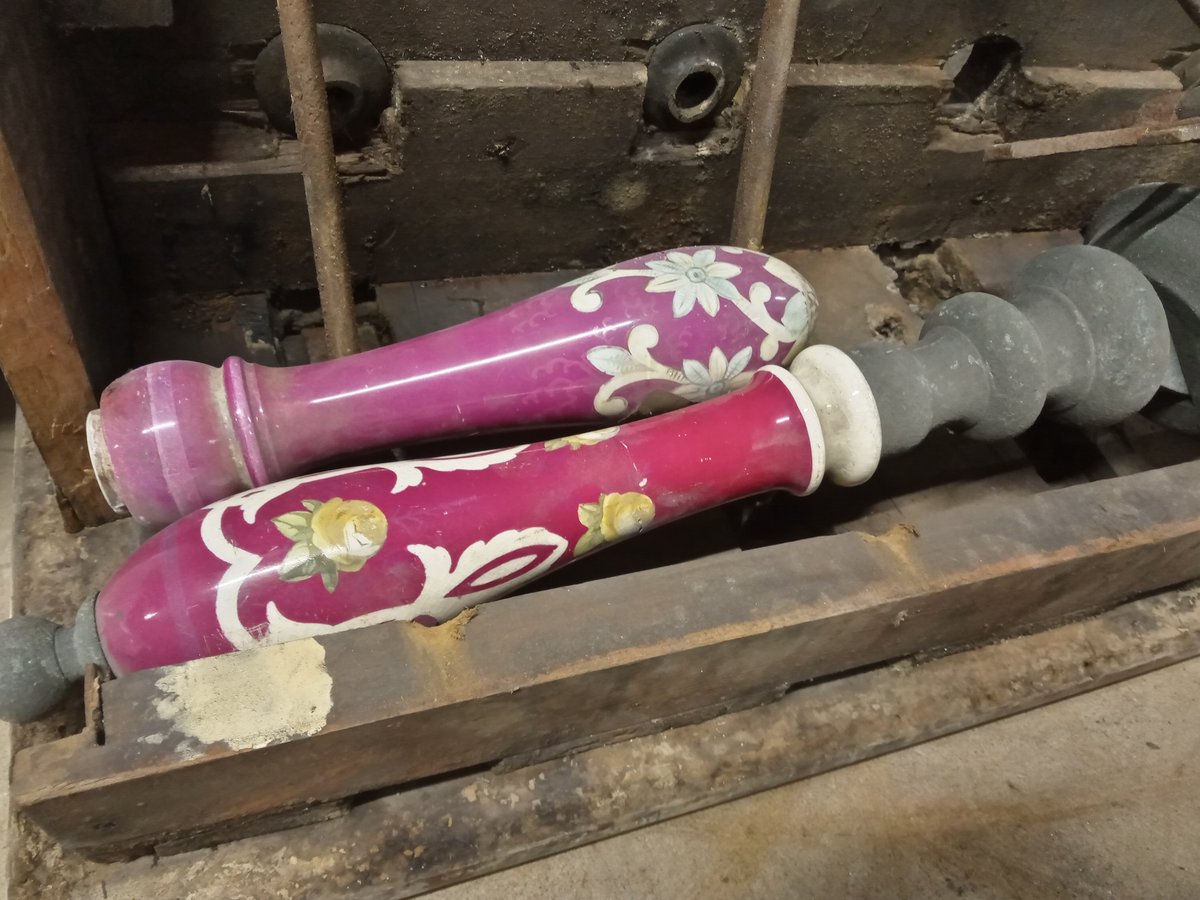 GladstoneMuseum's tweet image. These beer pull handles in our collection came from the Bridge Inn which used to be in Etruria, we're sure they and the pub saw plenty of fun in it's time! #SomethingFun #InternationalArchivesDay