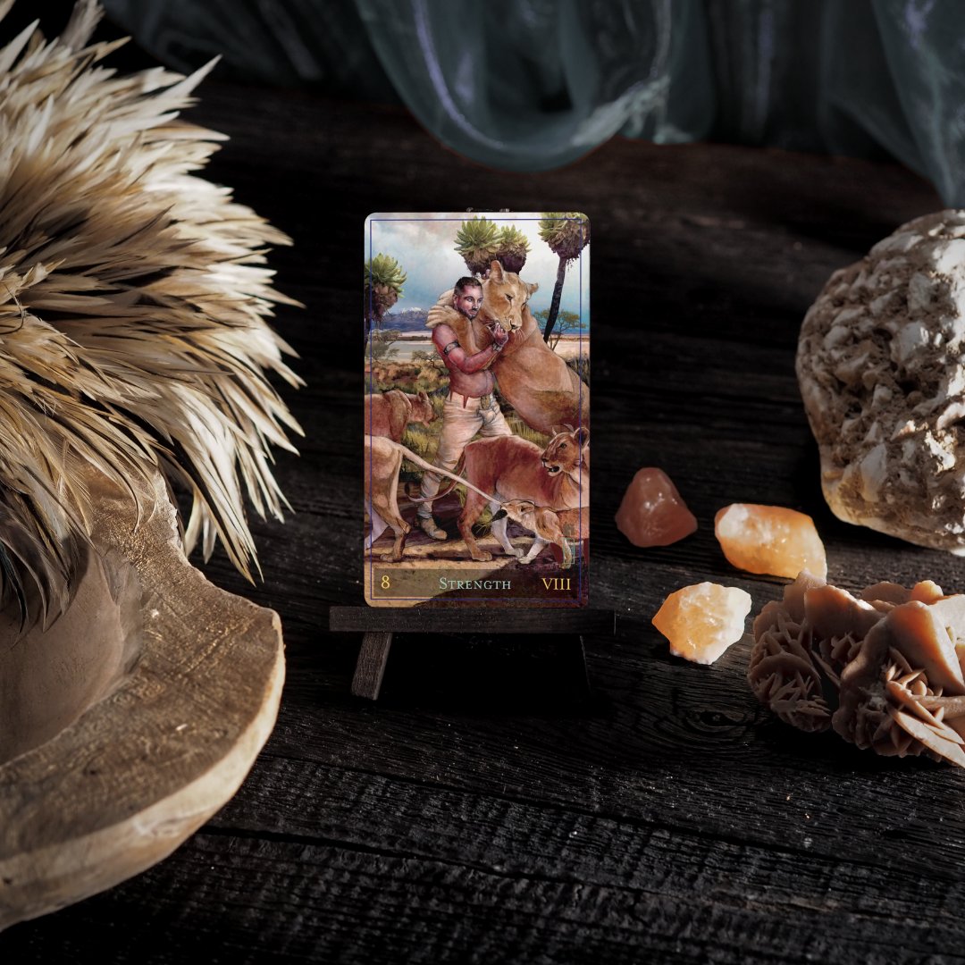 It is your time Leo!
It is no surprise here though, Strength is the card that embodies the Leo. Like our lion man, tame your impulses and hard instincts. Use the compassion instead. The strength you will need comes from inner fortitude and personal energy.