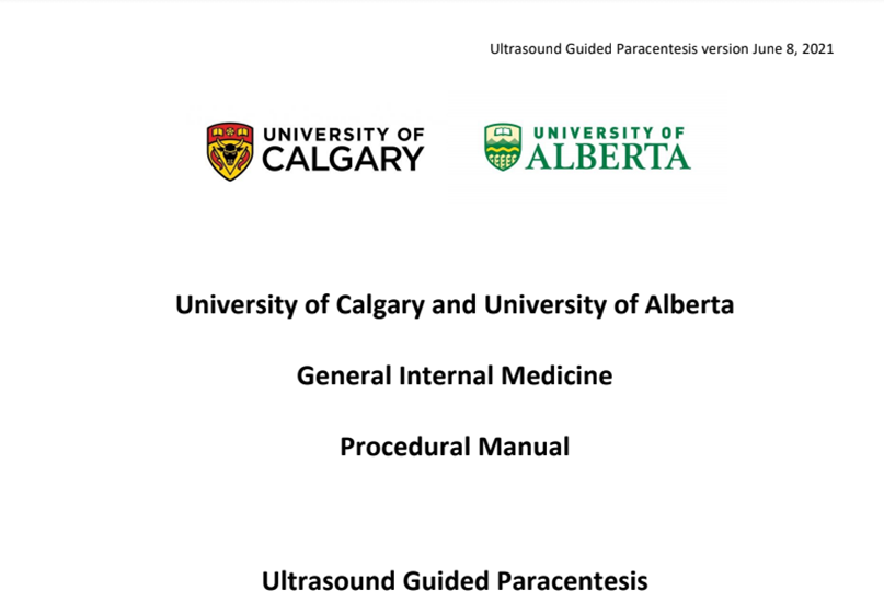 Irene Ma (@im_pocus) on Twitter photo Our pan-Alberta #paracentesis teaching manual is now available: <a href="/UCalgaryIMRP/">Calgary IMRP</a> sites.google.com/site/calgaryim… Our pan-Alberta #paracentesis teaching manual is now available: <a href="/UCalgaryIMRP/">Calgary IMRP</a> sites.google.com/site/calgaryim…