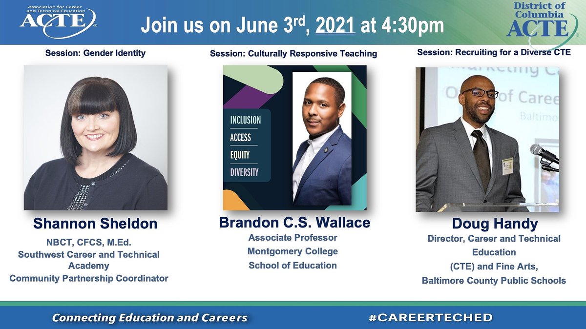 The DC ACTE IAED PD Series ended with a bang! We are so appreciative to our facilitators for dropping their knowledge and allowing for meaningful/courageous conversations. We look forward to taking this higher next year! #DCACTE #DCCTE #careertechdc #IAED