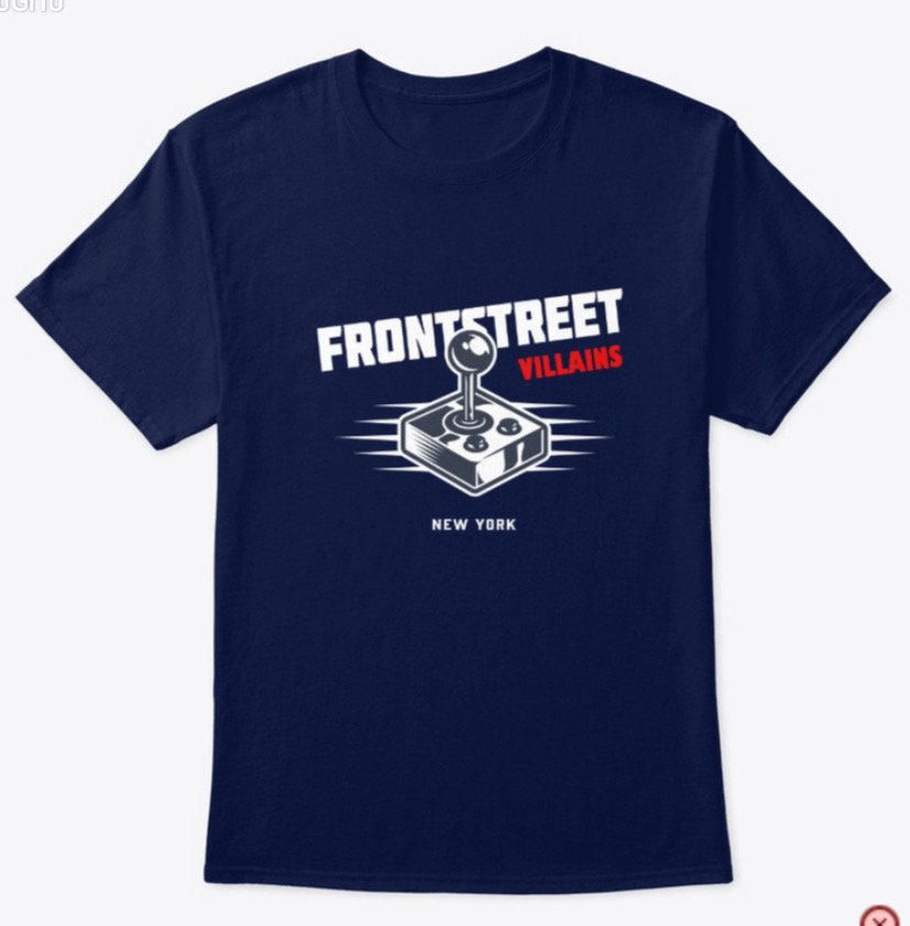FrontstreetEnt's tweet photo. Frontstreet Villains now has merch. Please check out the link below 
🕹🕹🕹
https://t.co/fg9skwLCHZ https://t.co/wxjDL3vXOB