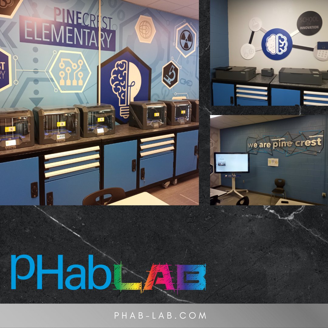 phablab's tweet photo. PHabLAB offers a complete turnkey solution to provide students a place for innovation, collaboration, and learning using a variety of technical tools and materials through digital fabrication.
.
.
.
#makerspaces #stemeducation #fablab #makerspaces #PHabLAB
#palmerhamilton https://t.co/BvVNNQQQ8k