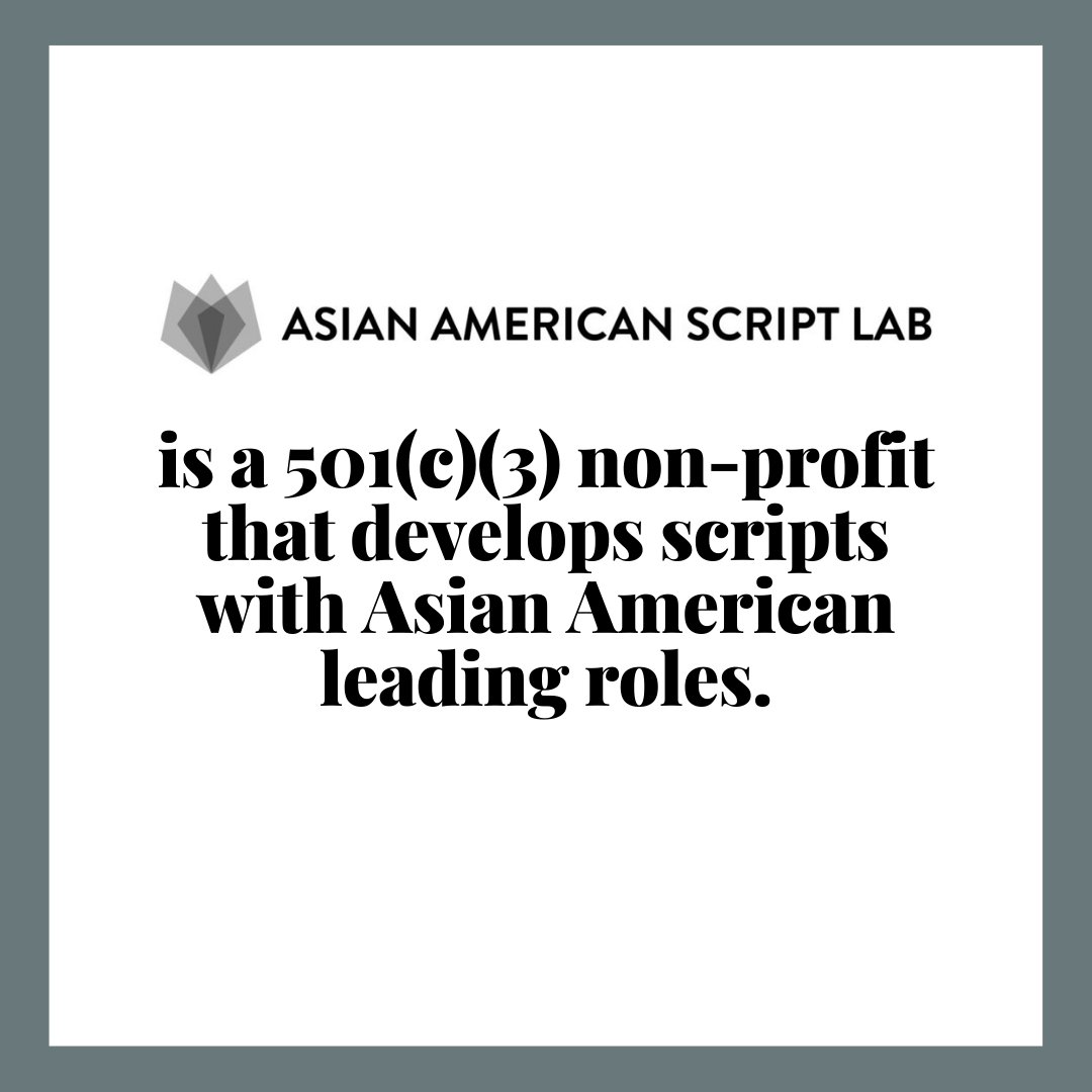 Asian American Script Lab tweet media