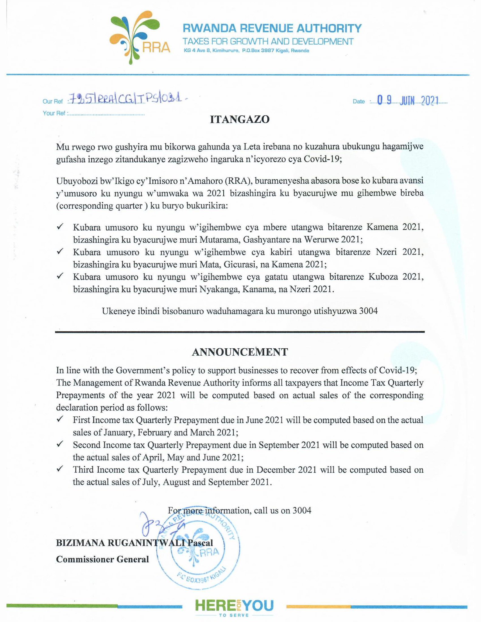 Rwanda Revenue Authority on Twitter: 