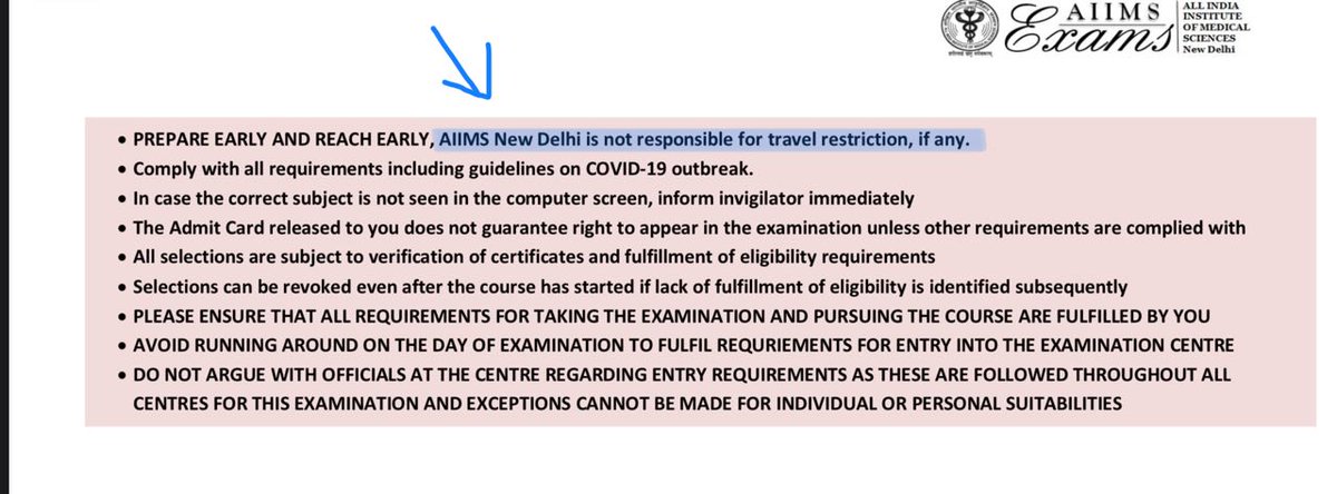 SushilK86196792's tweet photo. This shows why the Apex Medical Institute of Our Nation @aiims_nd @aiims_newdelhi is irresponsible about the lives of #INICETAspirants 

#postponeINICET
#PostponeINICETSaveDoctors https://t.co/xZM2RojkfU