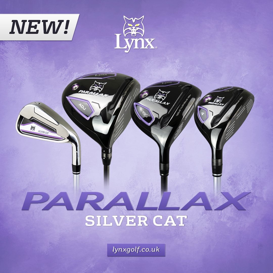 LynxGolfGlobal's tweet image. Introducing our NEW Parallax and Silver Cat ranges👏🏼🔥 Available now at lynxgolf.co.uk! #LynxGolf #Parallax #SilverCat @ubiquitouswoman