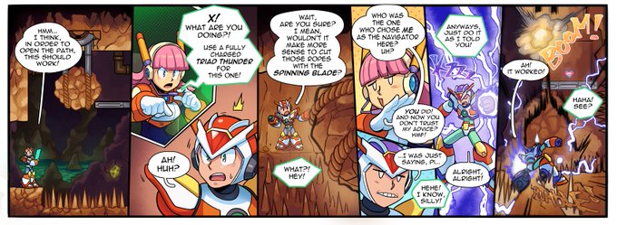 Rock, Thunder Scissors (?)
I am not sure about the title of this comic lol 