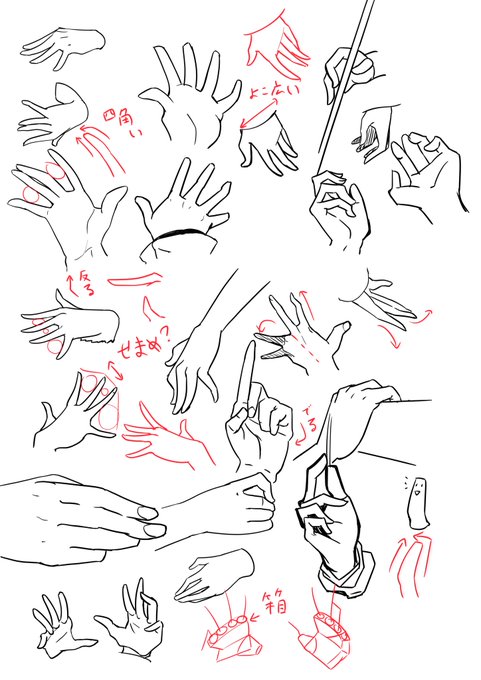 今日の
手をやった 