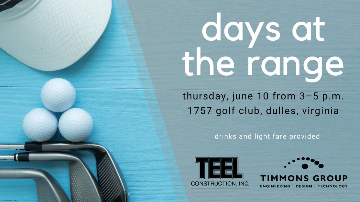 BUILD_with_TEEL's tweet image. Don&apos;t forget tomorrow at the range from 3 - 5 p.m. It will go on rain or shine as there is an indoor area we can go to, with the restaurant opening up at 3pm. See you there! #teelconstruction #timmonsgroup