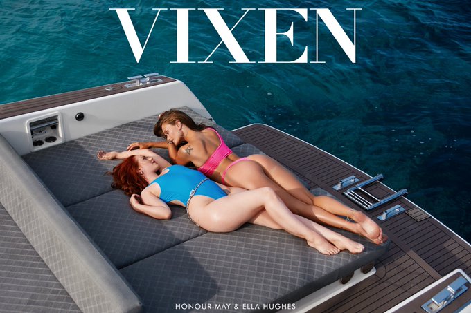 Who is excited for mine and @EllaHughesXXX new @VIXEN scene to drop! Counting down the seconds to Friday